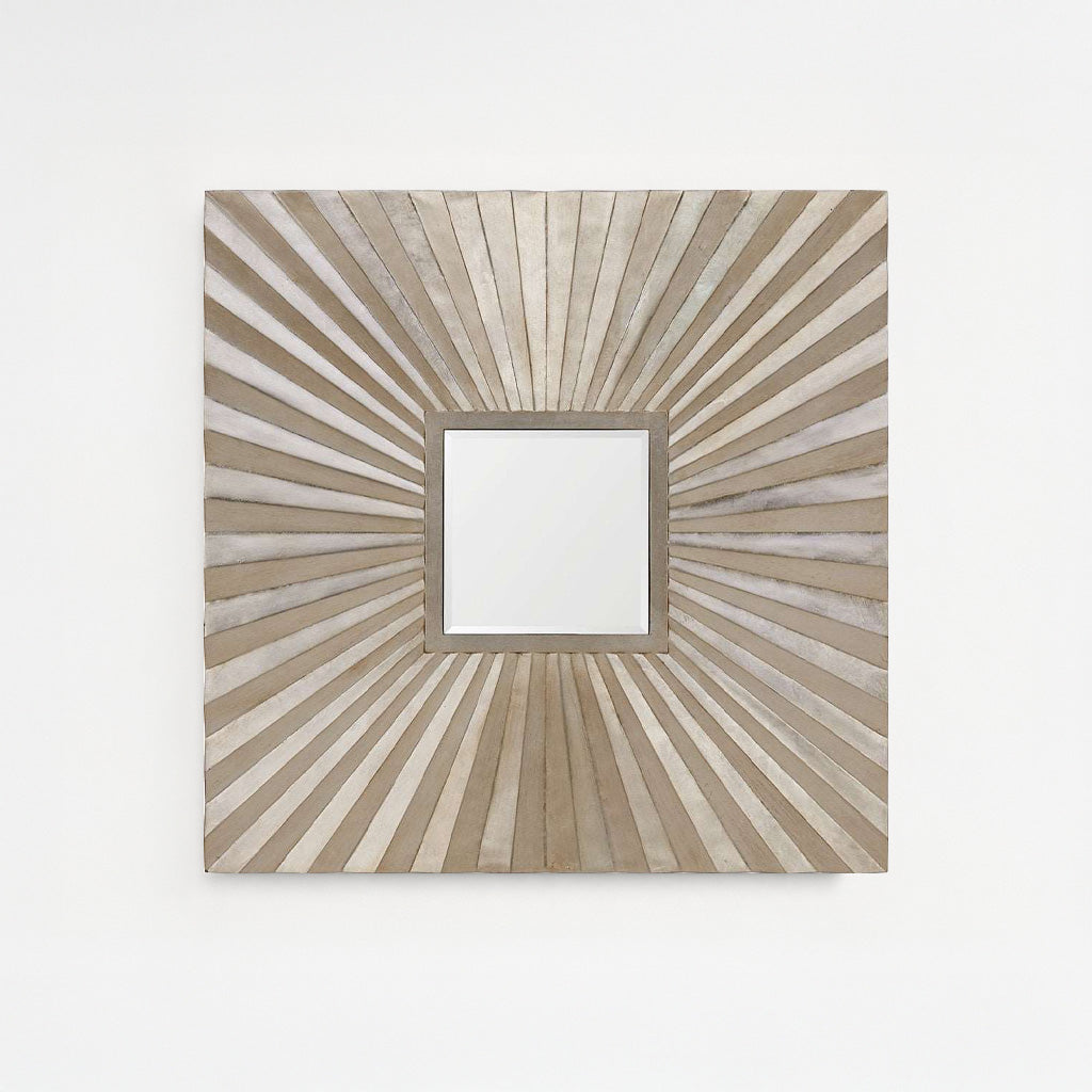 Berlino Gold Square Mirror