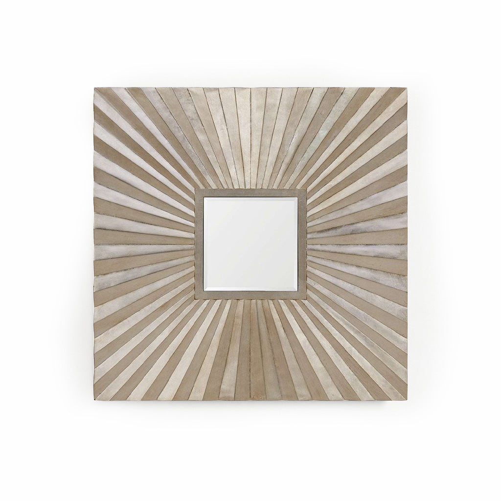 Berlino Gold Square Mirror