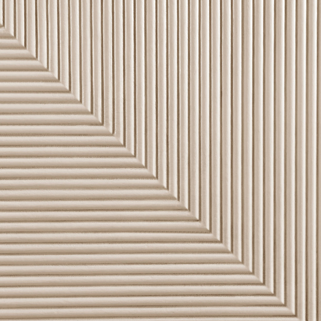 Beige textured patterned wall panel