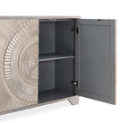 Frenso 2 Door Chest - Silver