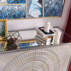 Frenso 2 Door Chest - Silver