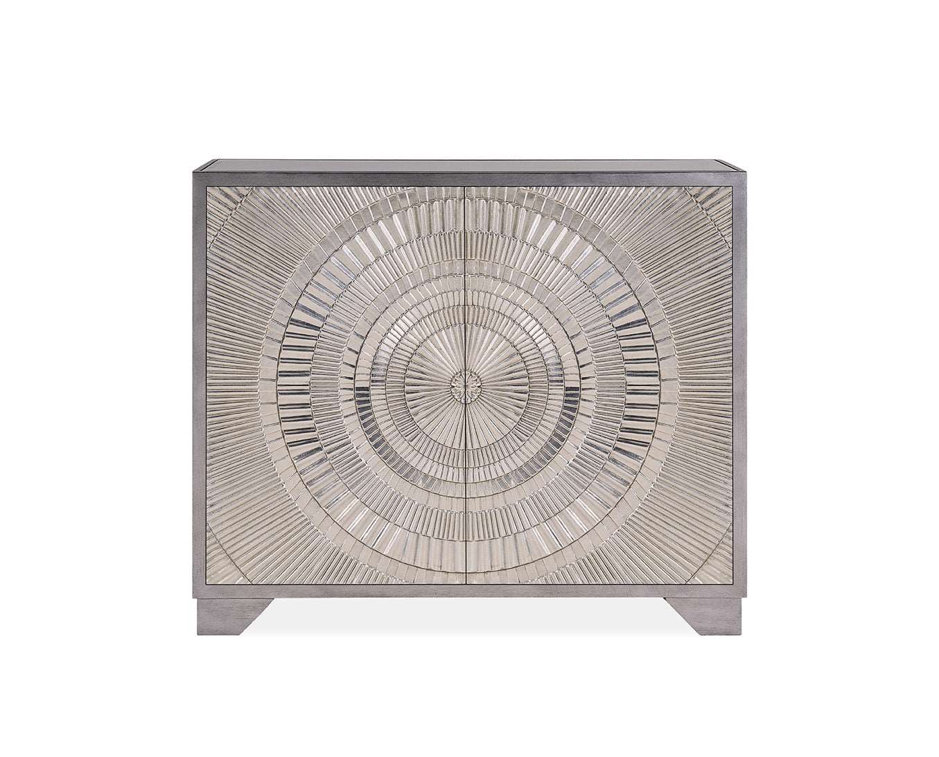 Frenso 2 Door Chest - Silver