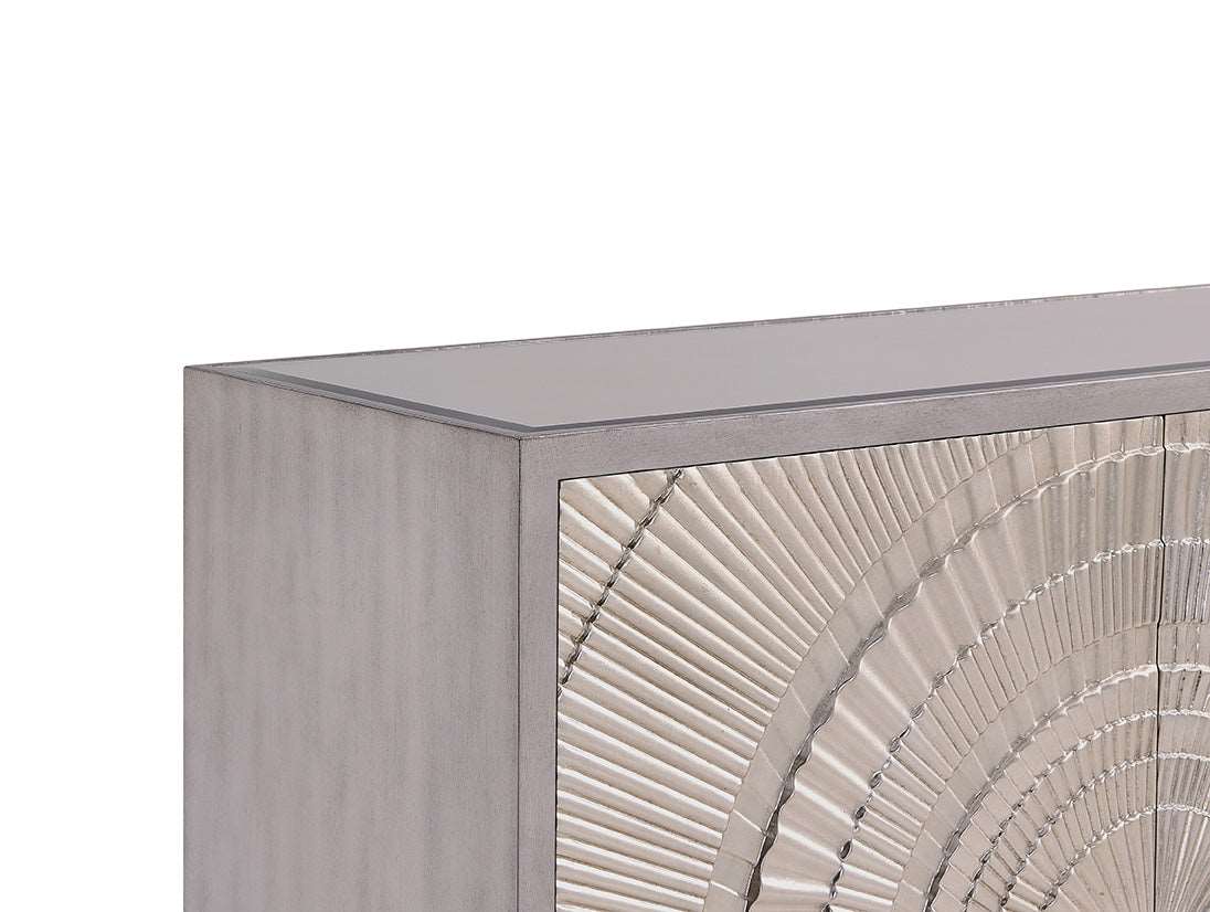 Frenso 2 Door Chest - Silver