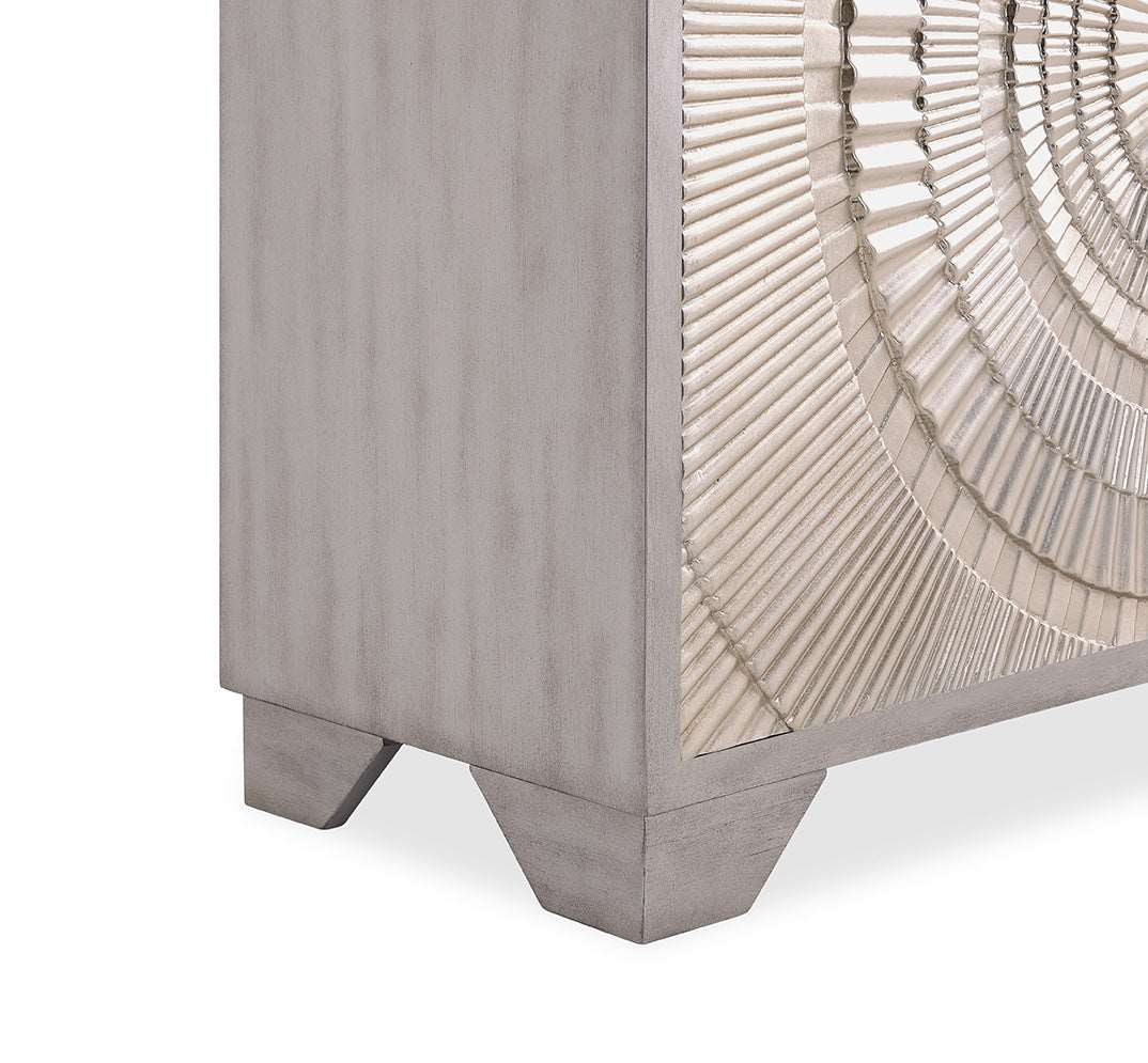 Frenso 2 Door Chest - Silver