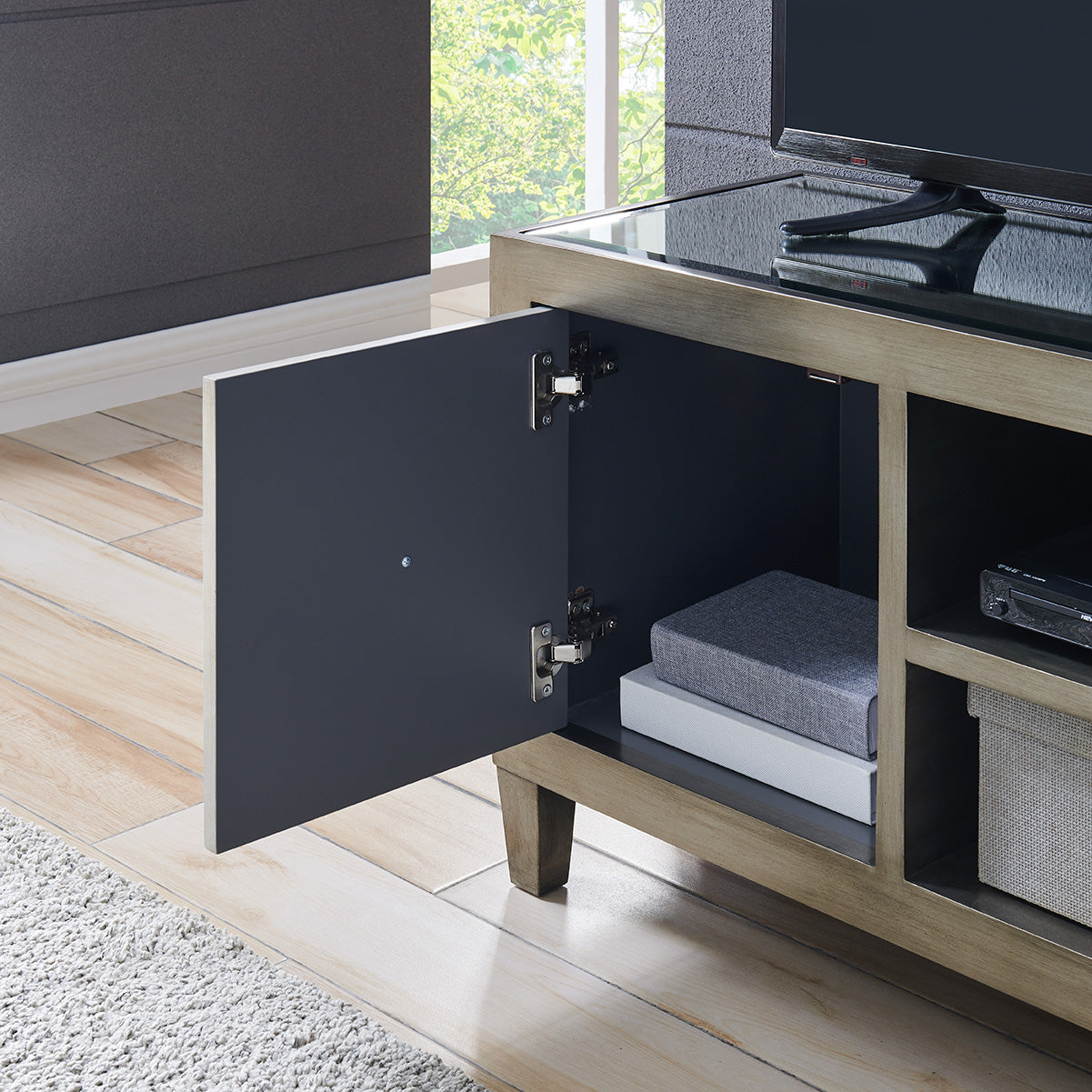Nova Silver TV Unit
