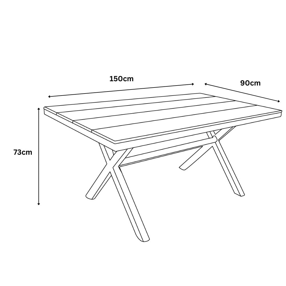 Darby 7 Pc Outdoor Dining Set