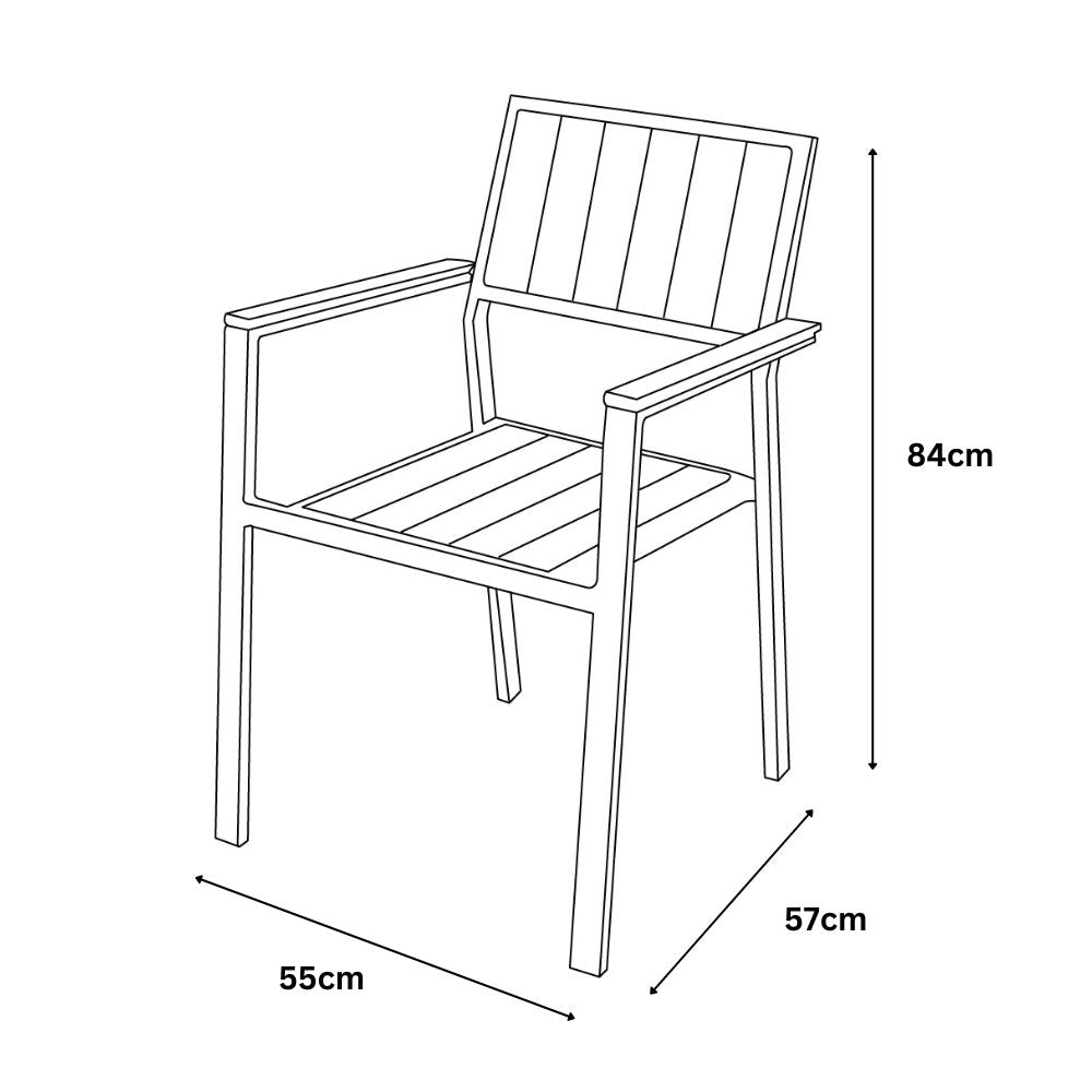 Darby 7 Pc Outdoor Dining Set