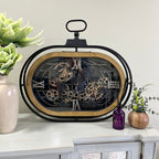 Oval Clogs Clock