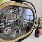 Oval Clogs Clock