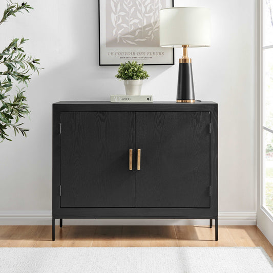 Brixton Black 2 Door Chest