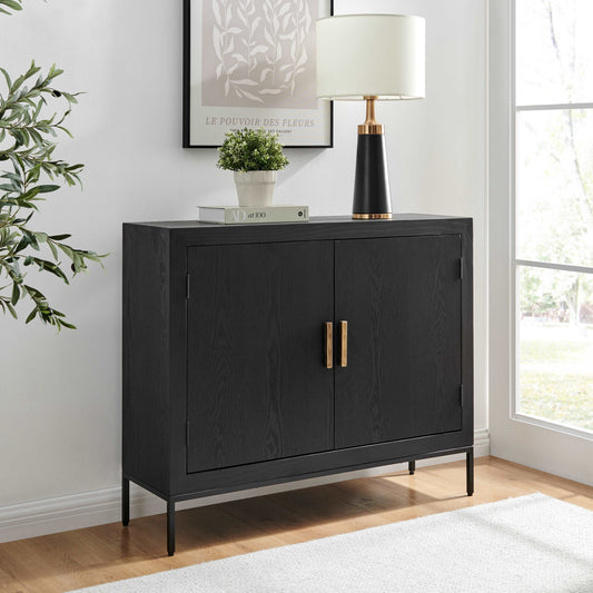 Brixton Black 2 Door Chest