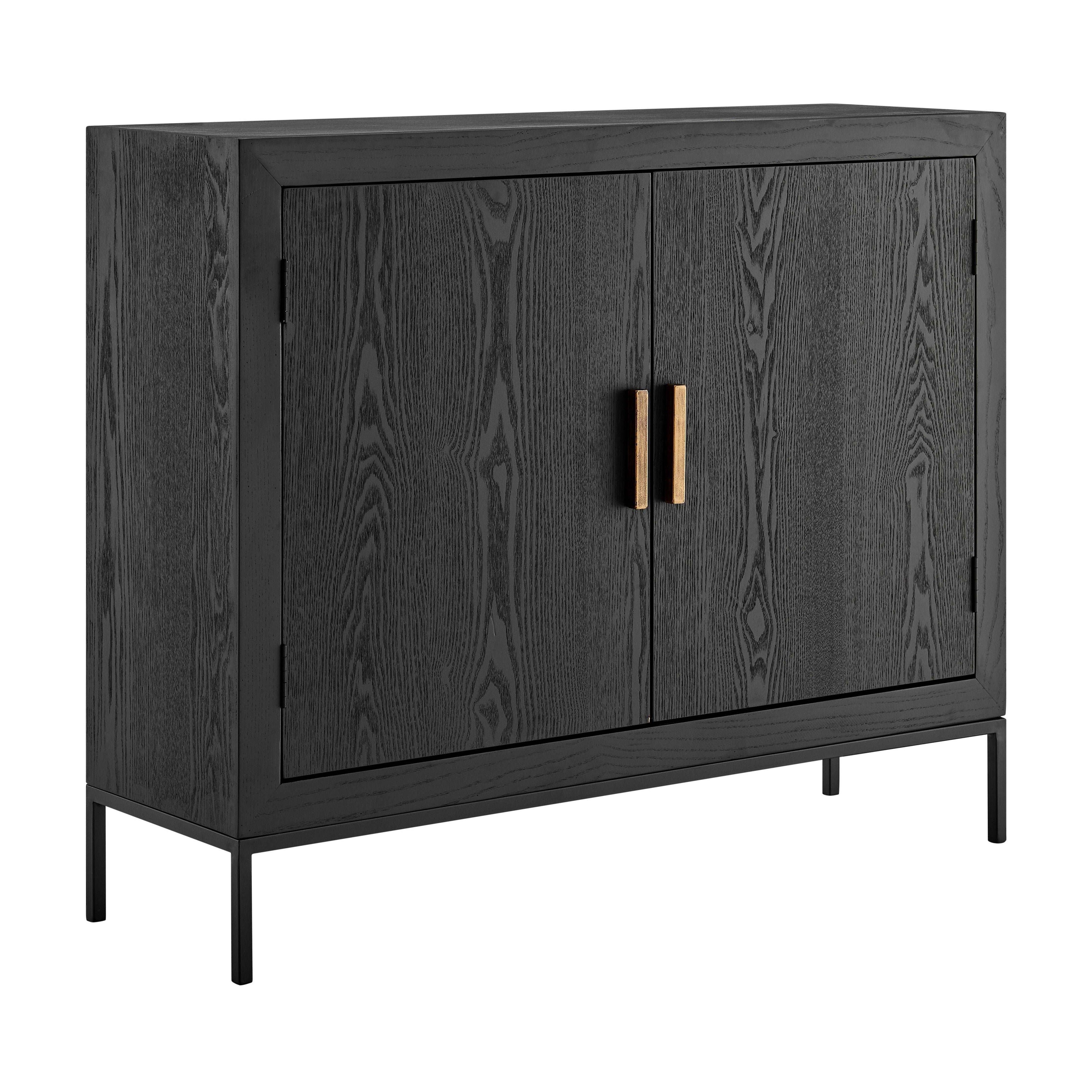 Brixton Black 2 Door Chest