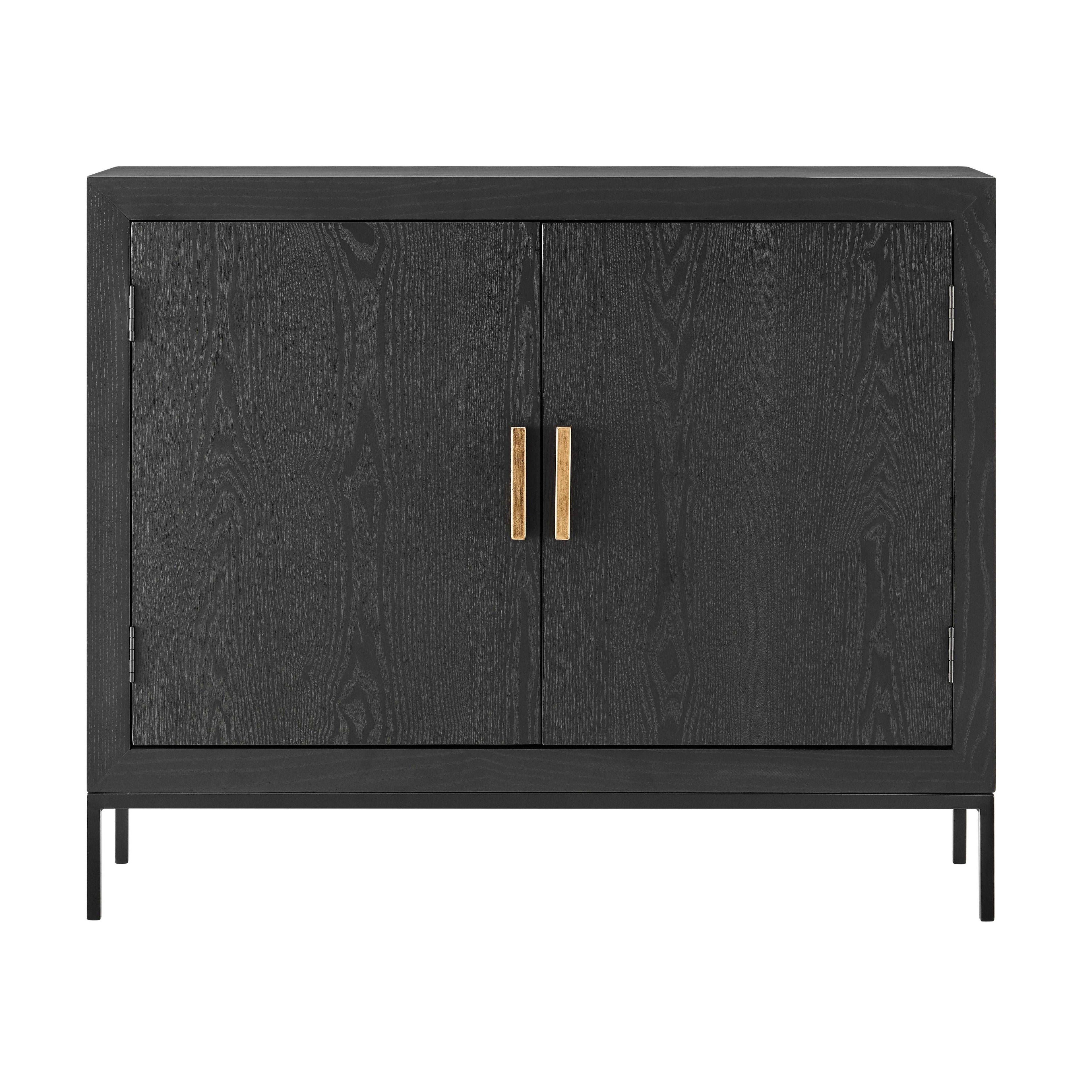 Brixton Black 2 Door Chest