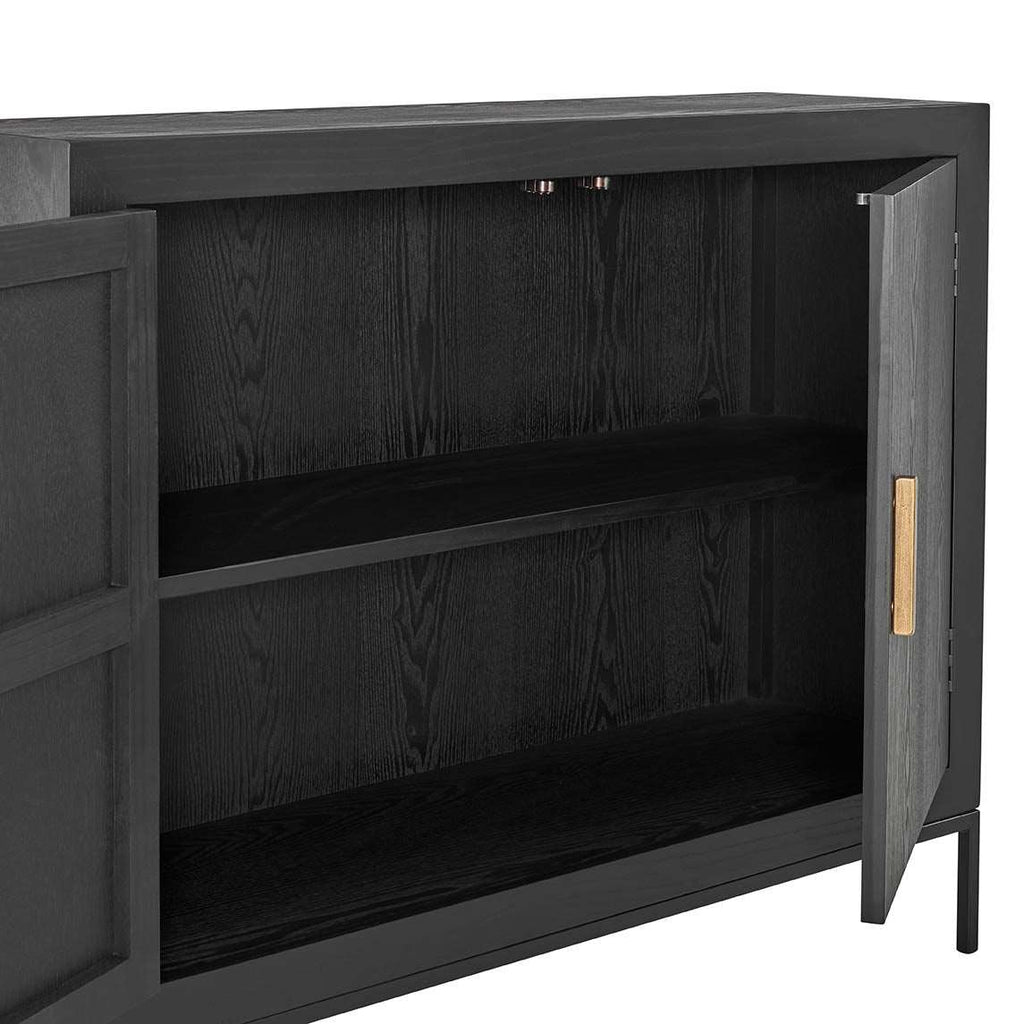 Brixton Black 2 Door Chest