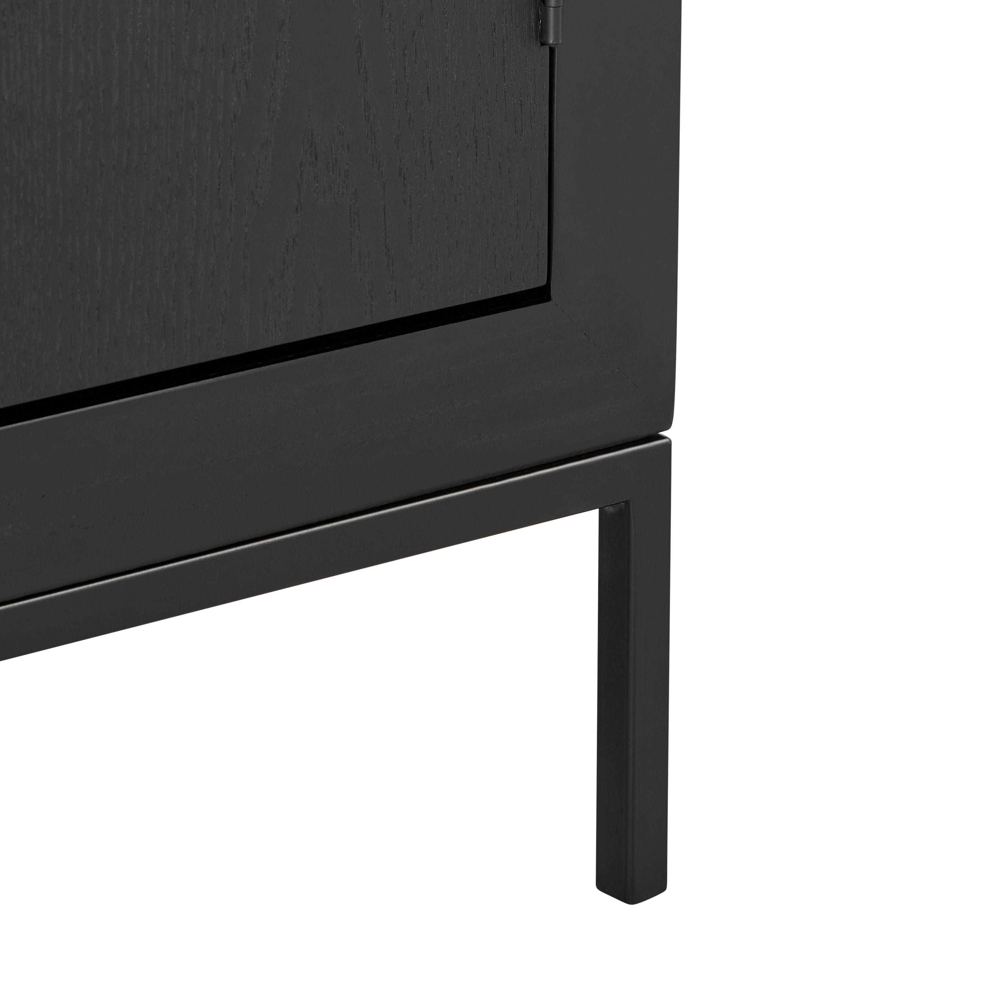 Brixton Black 2 Door Chest
