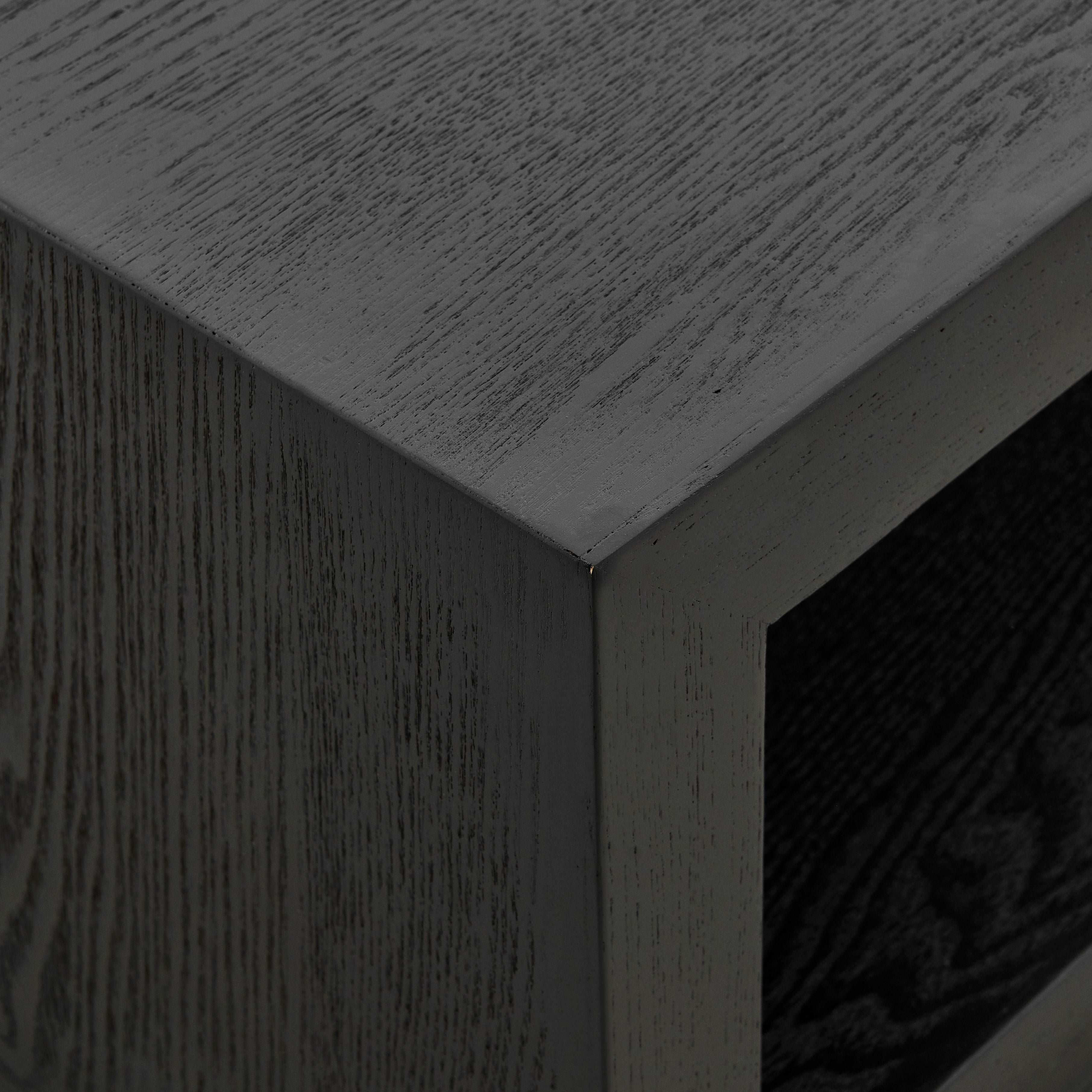 Brixton Black 1 Drawer End Table