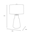 Freya Grey Table Lamp