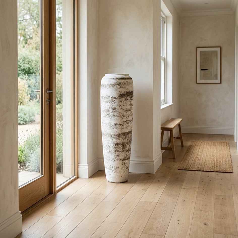 Rustic Tall Ceramic Pot 120cm
