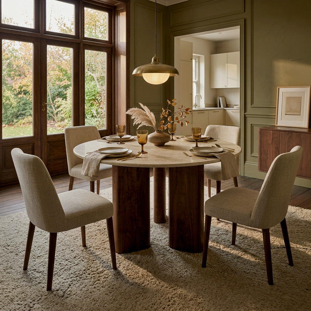 Rhodes 120cm Round Dining Table