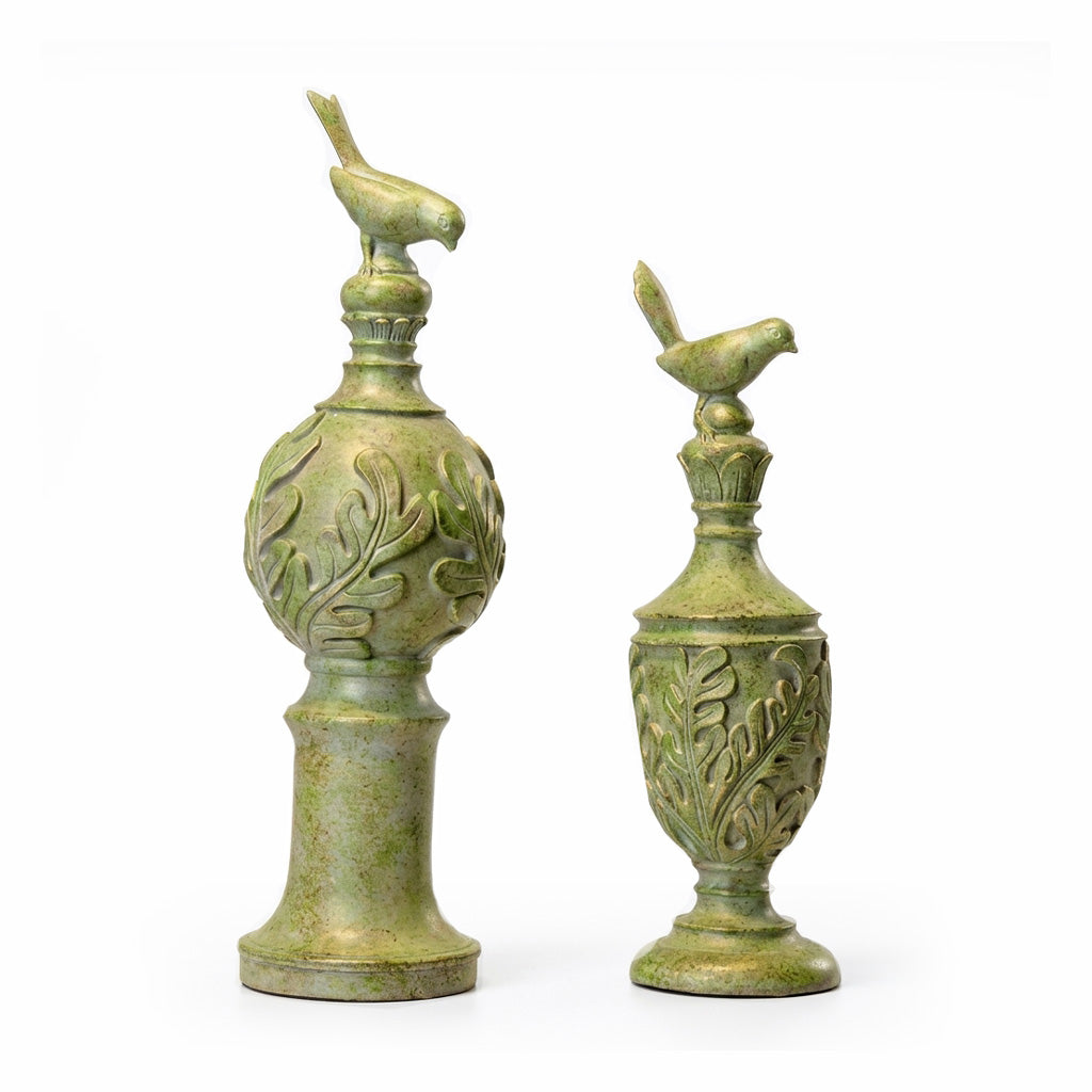 Pair of Bird Finial Ornaments