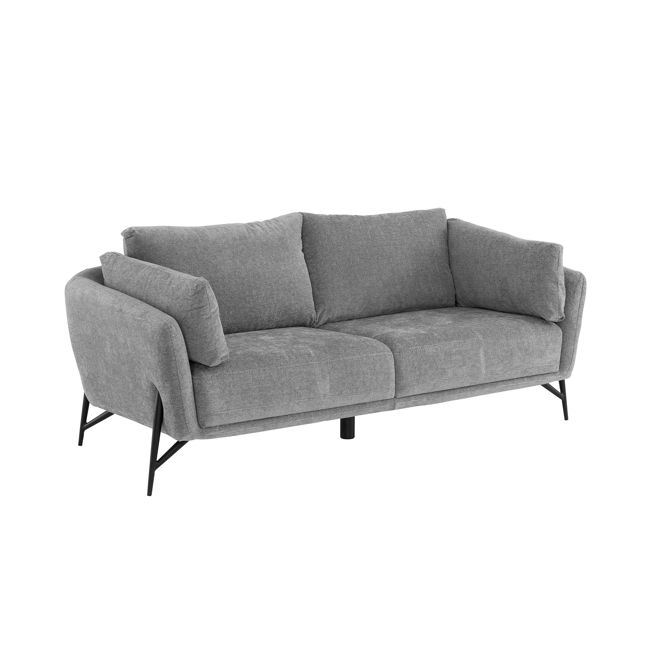 Hilton Dark Grey 2 Seater Sofa