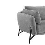 Hilton Dark Grey 2 Seater Sofa