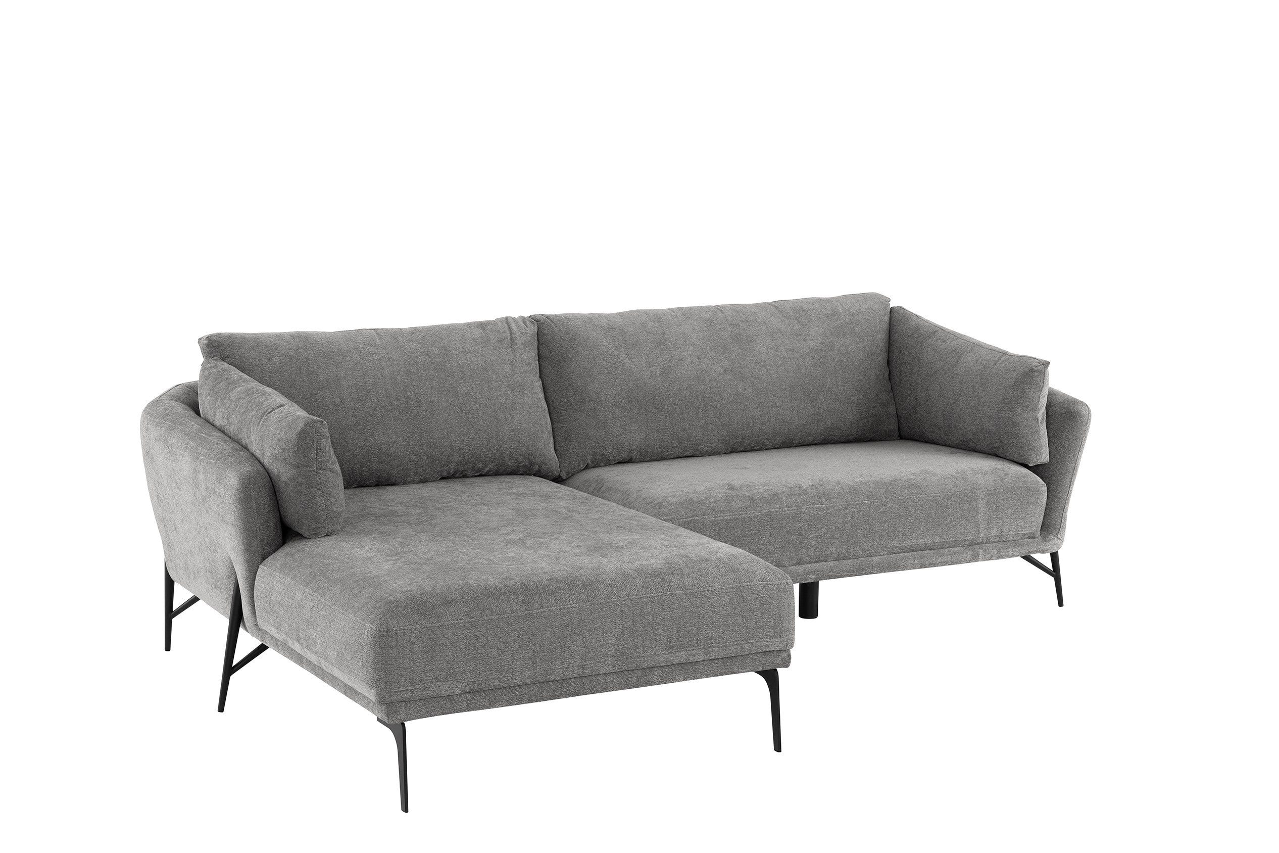 Hilton Corner Sofa - Dark Grey  (left)