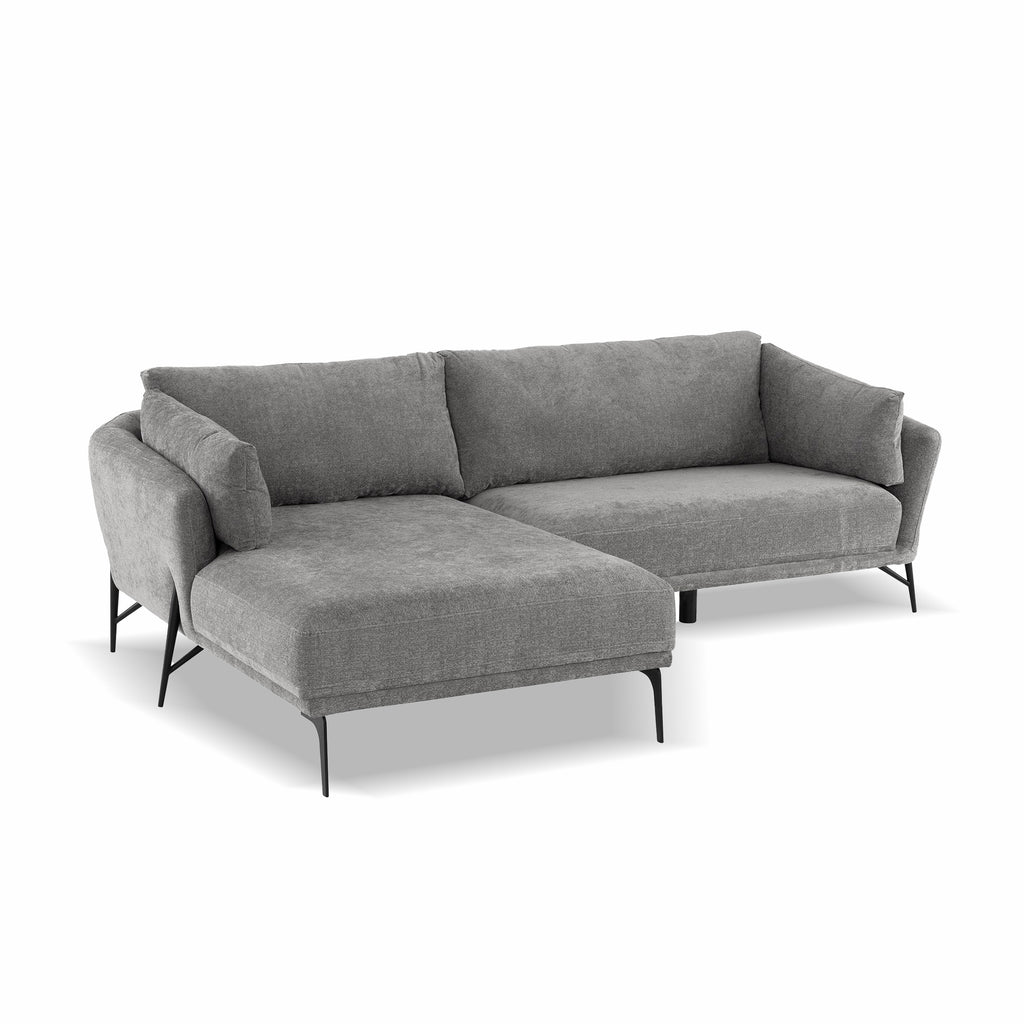 Hilton Corner Sofa - Dark Grey  (left)