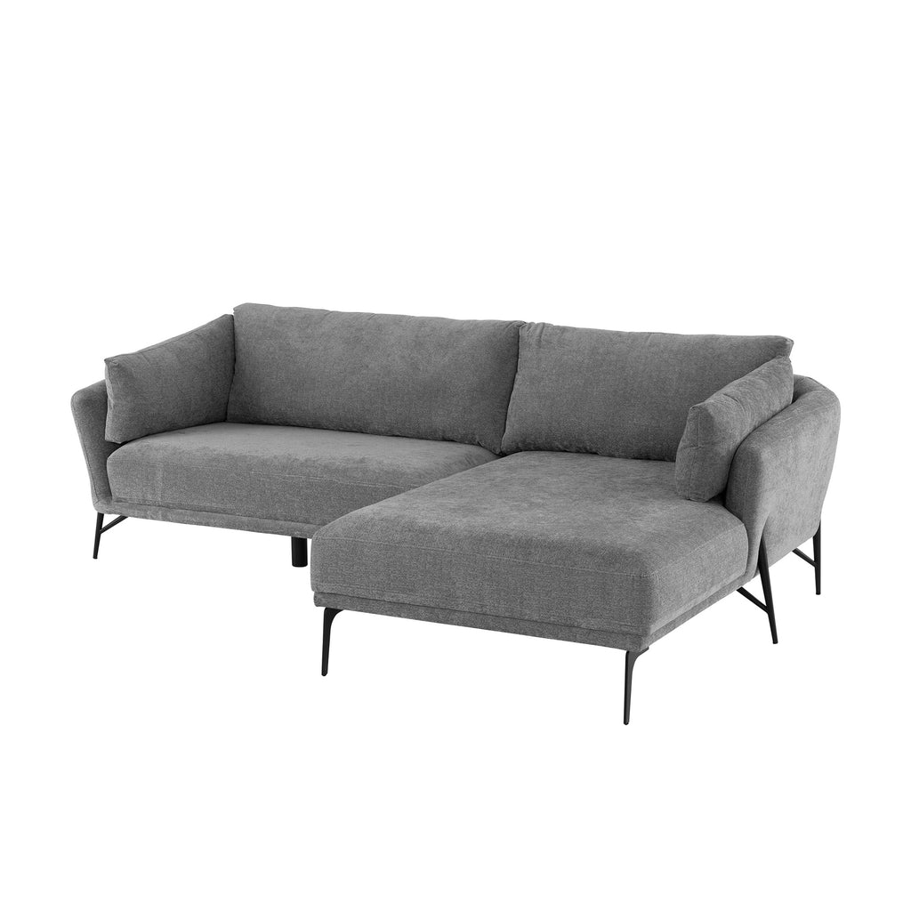 Hilton Corner Sofa - Dark Grey  (right)