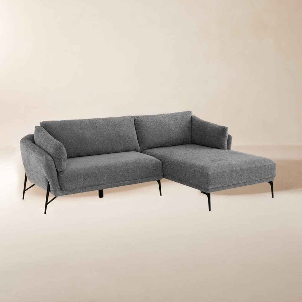 Hilton Corner Sofa - Dark Grey  (right)