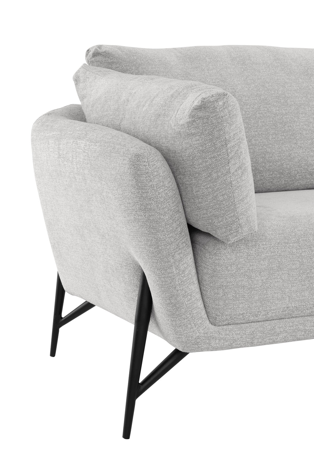 Hilton Corner Sofa - Light Grey  (left)