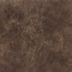 Havar Corner Sofa Bed: Brown Leather Aire (Left)