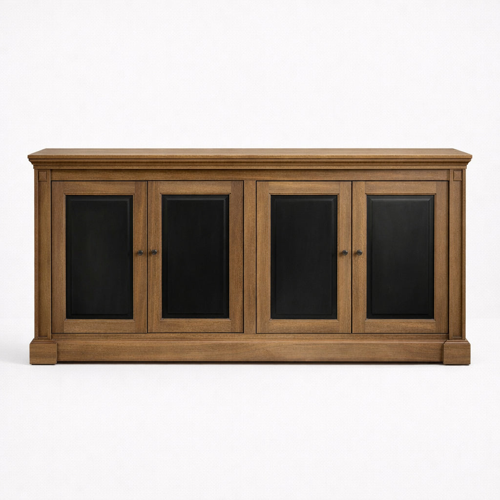Harvard 4 Door Sideboard - Dark Bayur