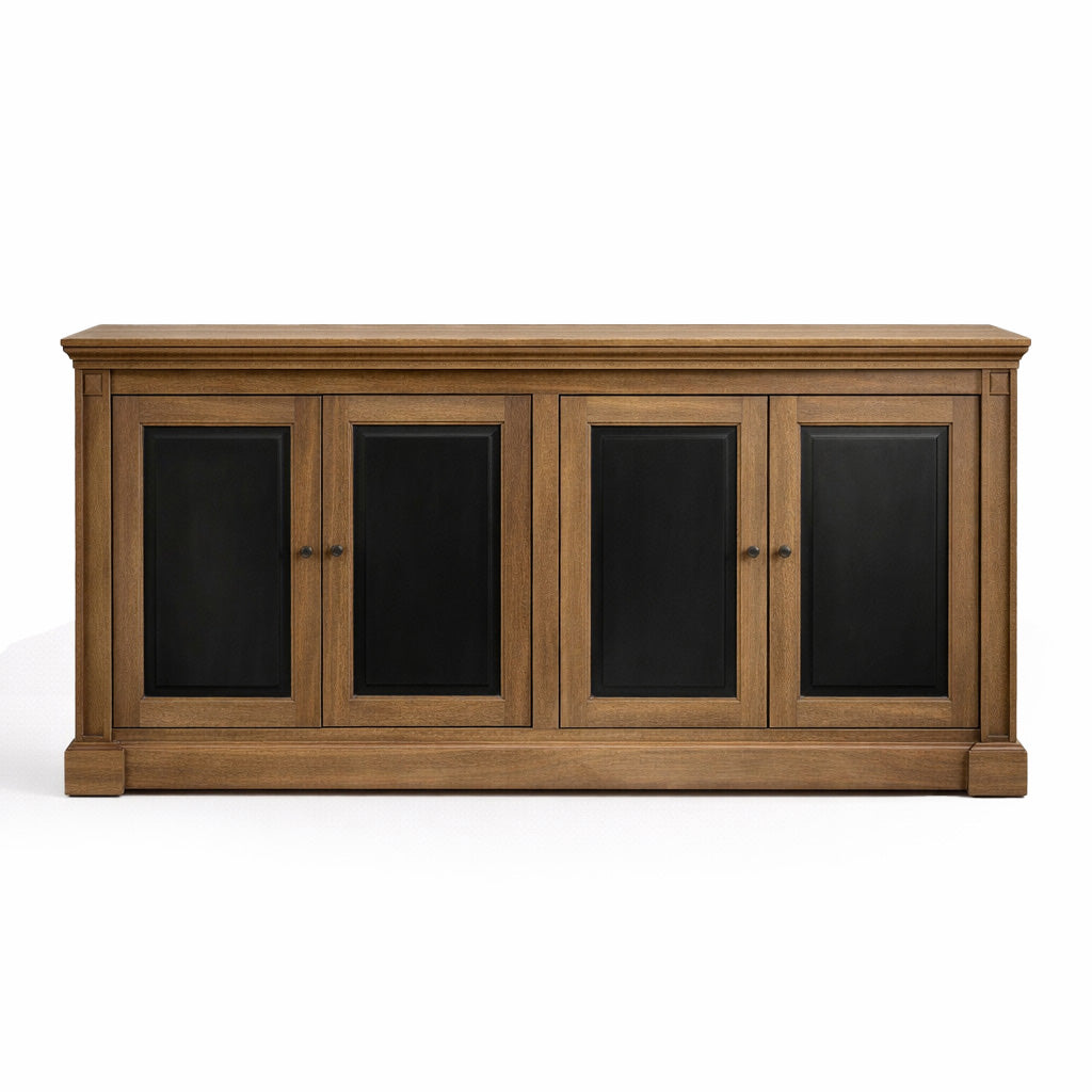 Harvard 4 Door Sideboard - Dark Bayur