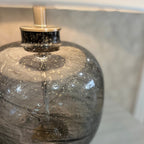 Preston Grey Glass Table Lamp