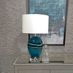 Elsie Turquoise Table Lamp