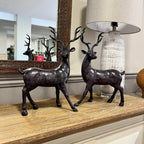 Pair of Standing Stag Statues