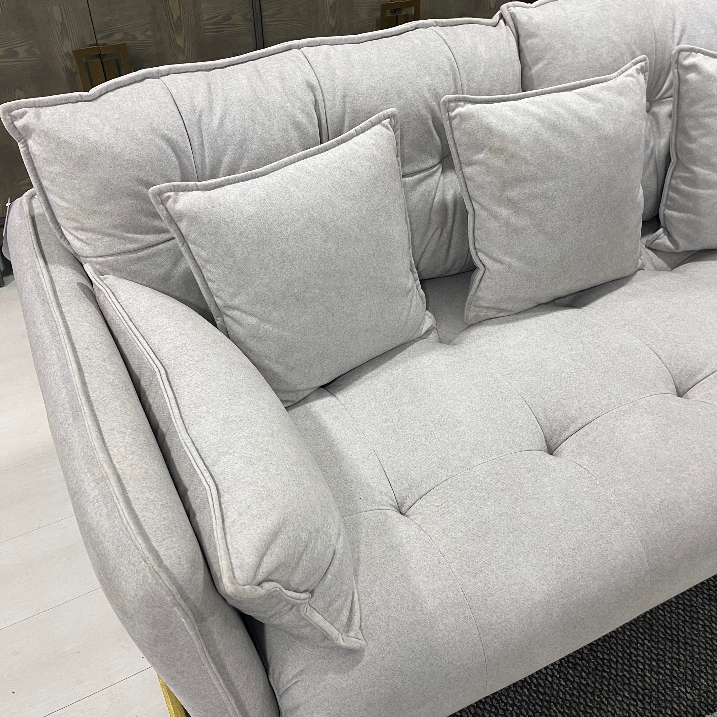 Siena Grey 2 Seater Sofa