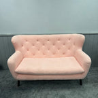 Yak 2 Seater Pink Sheepskin Sofa