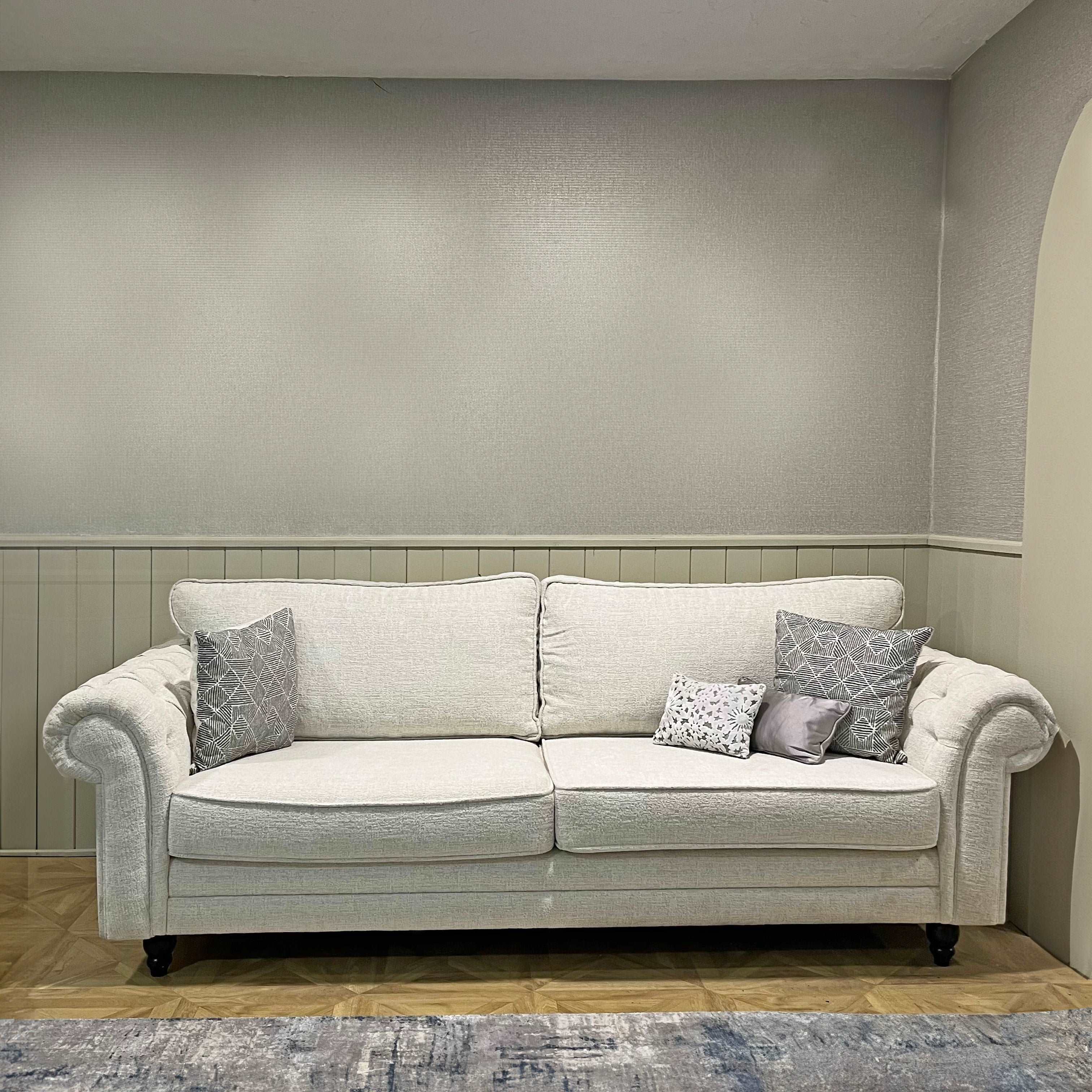 Chelsea 4 Seater Cream Sofa