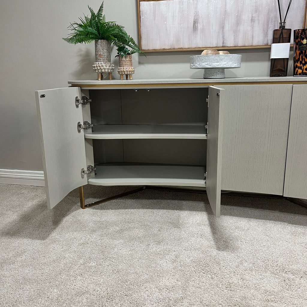 Santiago 4 Door Sideboard - Ivory