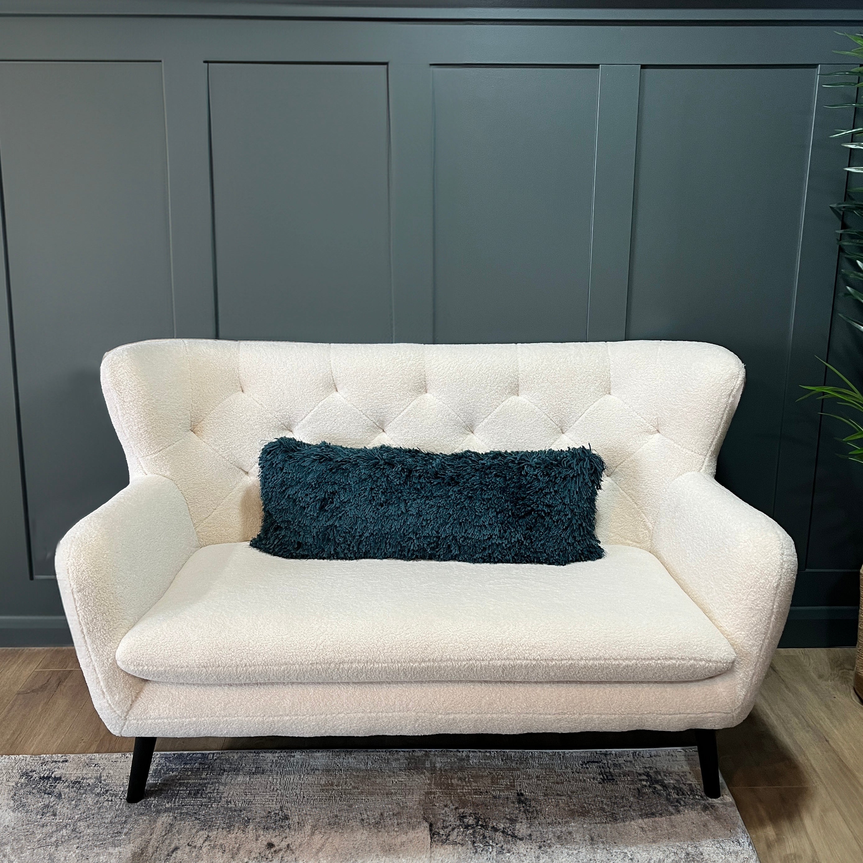 Yak 2 Seater White Sheepskin Sofa