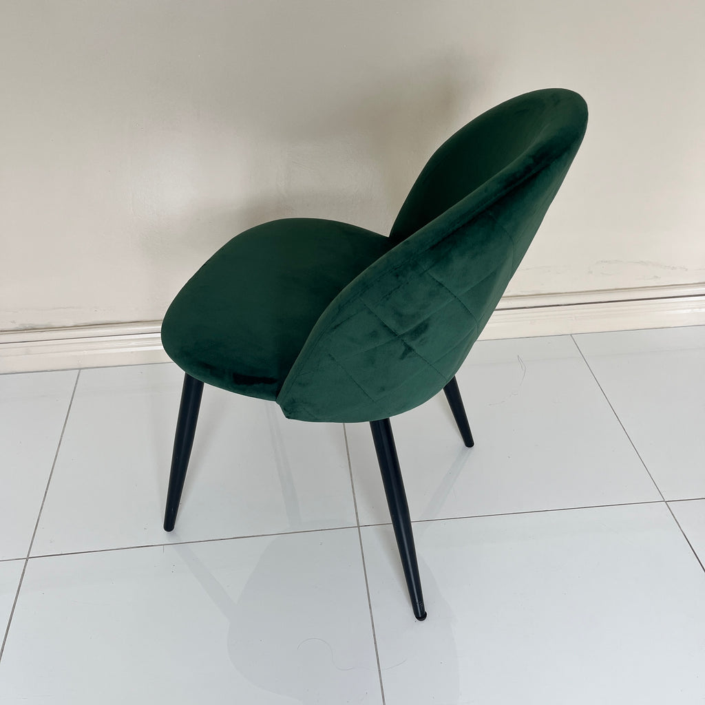 Lotus Dining Chair - Emerald Green  (Set of 4)