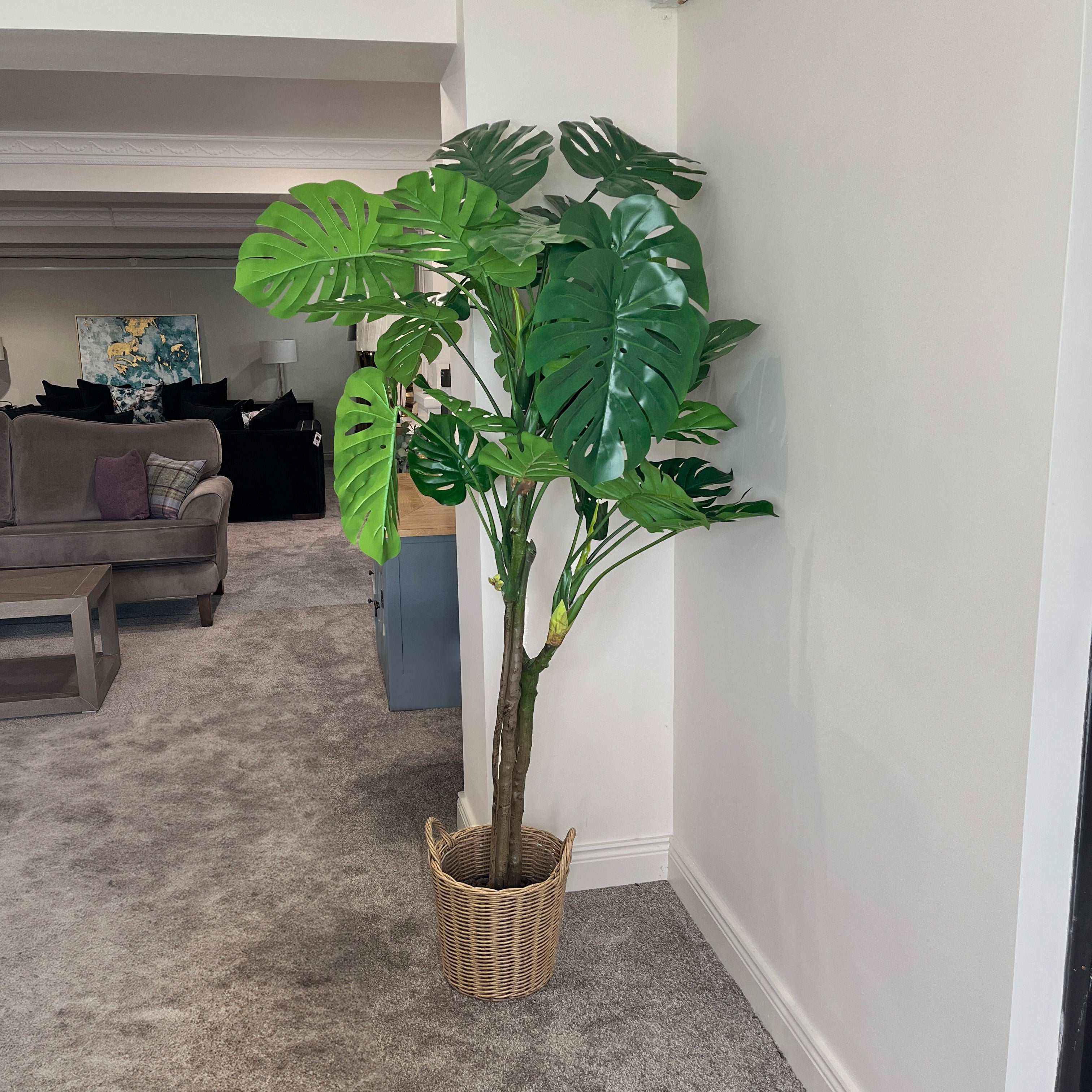 2m Artificial Monstera Plant in Pot