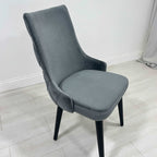 City Dining Chair - Grey Velvet (Set of 2)