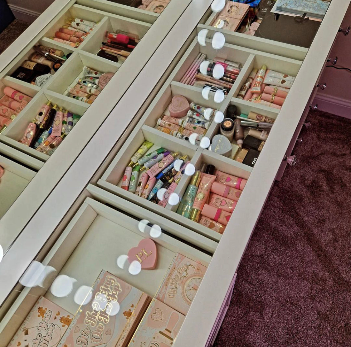 Hollywood White Dressing Table Pro