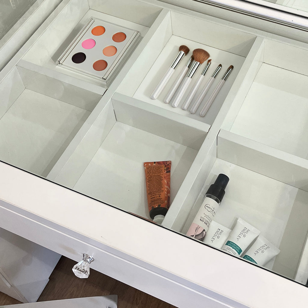 Hollywood White Dressing Table Pro