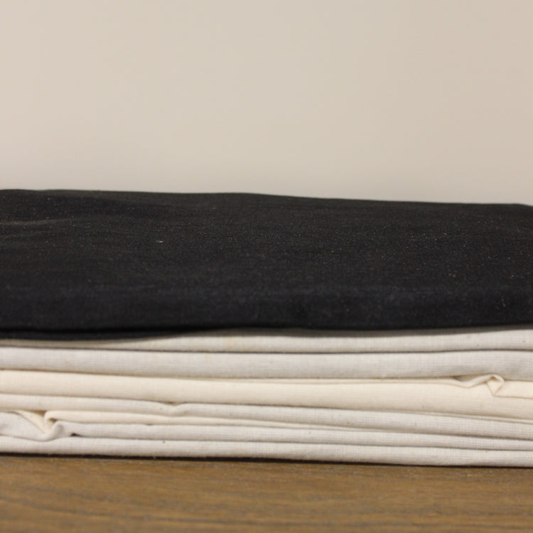 Black and White Double Fitted Sheet