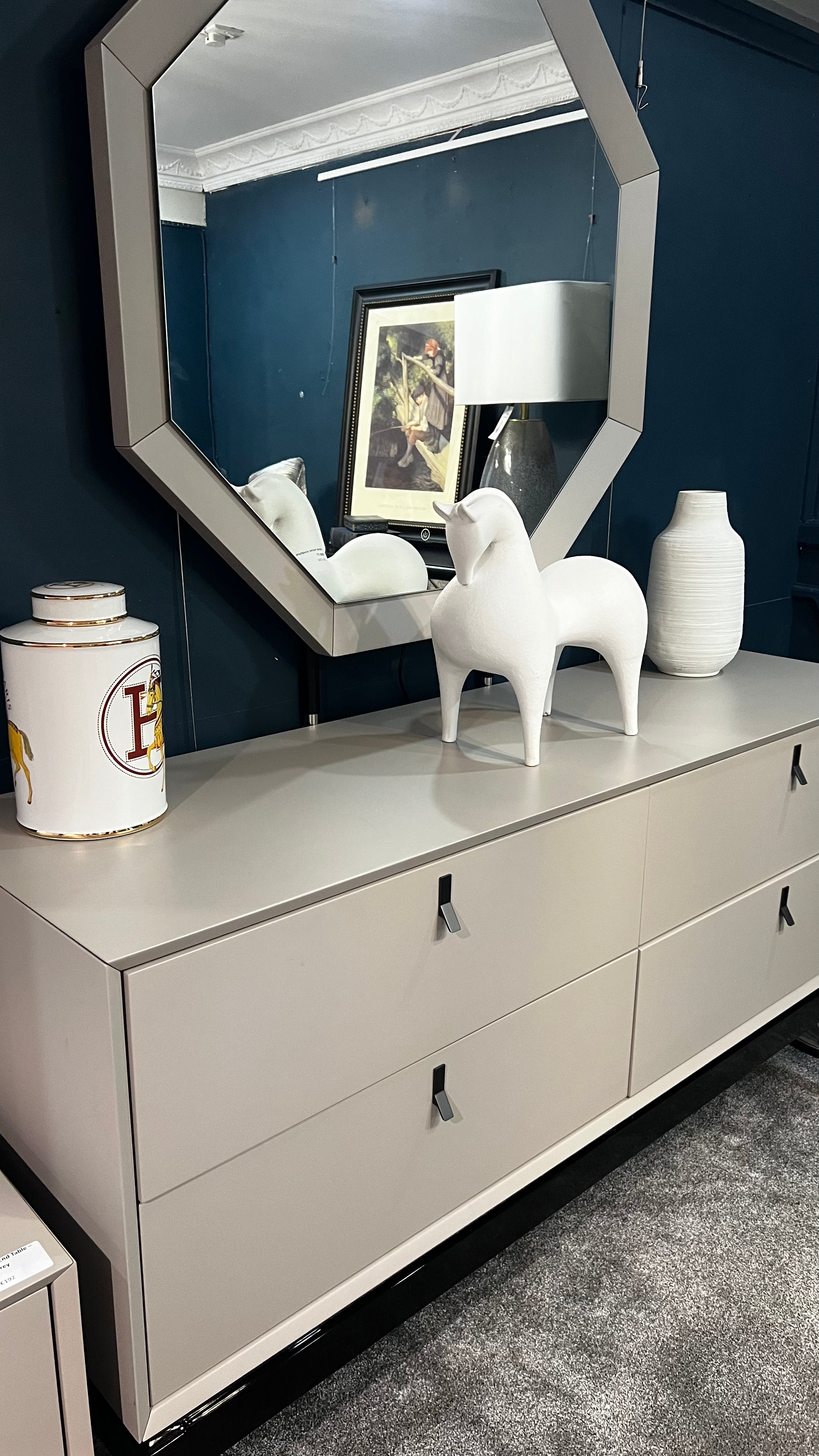 Pasadena Cool Grey Chest of 4 Drawers