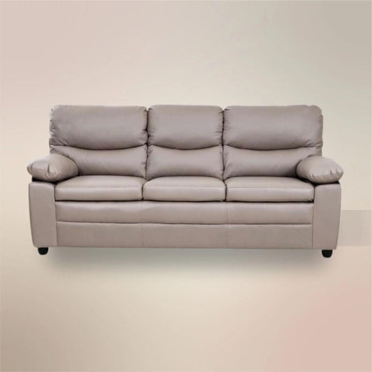 Andreas Taupe Faux Leather 3+2+1 Seater Set